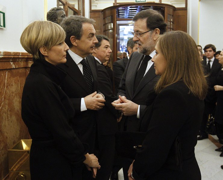 rajoy zapatero sonsoles elvira mujeres efe