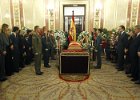 adolfo suarez congreso  El féretro con los restos mortales del expresidente del Gobierno Adolfo Suárez, en la capilla ardiente instalada en el Salón de los Pasos Perdidos del Congreso de los Diputados. EFE/Ballesteros : Cámara baja - congreso, Death, Gobierno nacional, Lower house, Muerte, National government