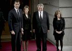 principes soraya santamaria posada efe  Los Príncipes de Asturias posan junto al presidente del Congreso, Jesús Posada, y la vicepresidenta del Gobierno, Soraya Sáenz Santamaría. EFE/Paco Campos : Death, Government, Memorial